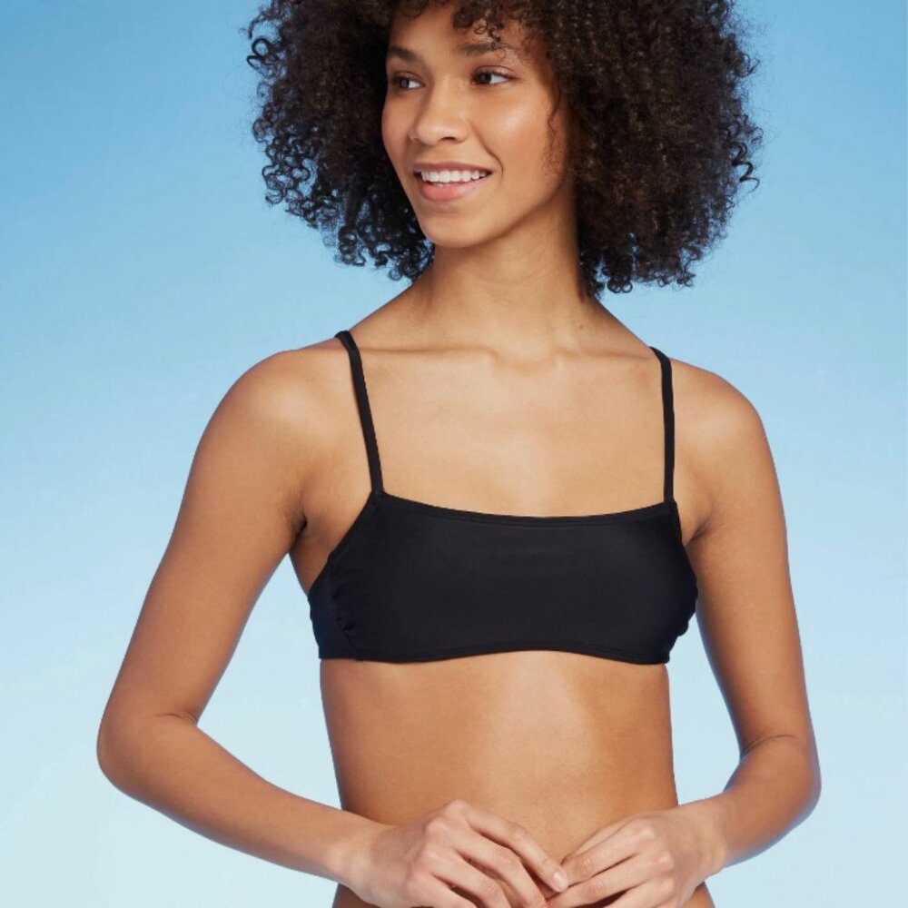 Xhilaration Black Juniors' Bralette Bikini Top XL